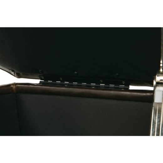 Picture of Othello 40" Octagon Leather Storage Ottoman